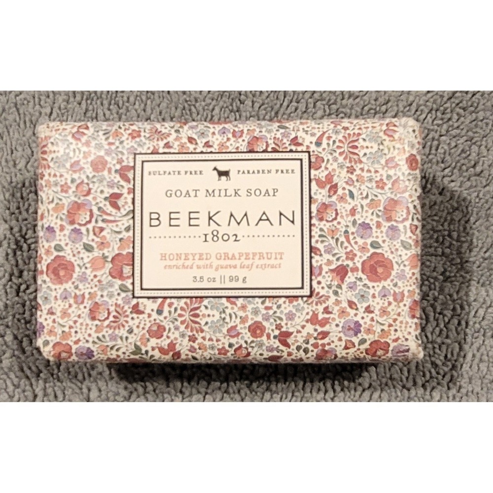 NEW Beekman Goat Milk Soap 1802 Honeyed Grapefruit 3.5oz Bar Sealed
